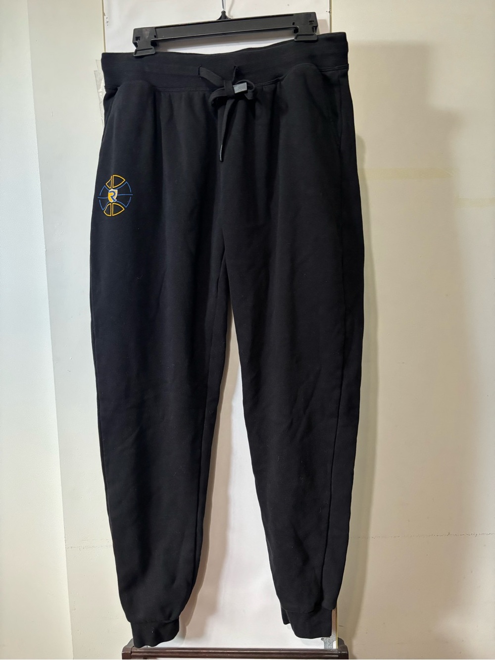Women's Black Drawstring Jogger Pants - Casual Comfort